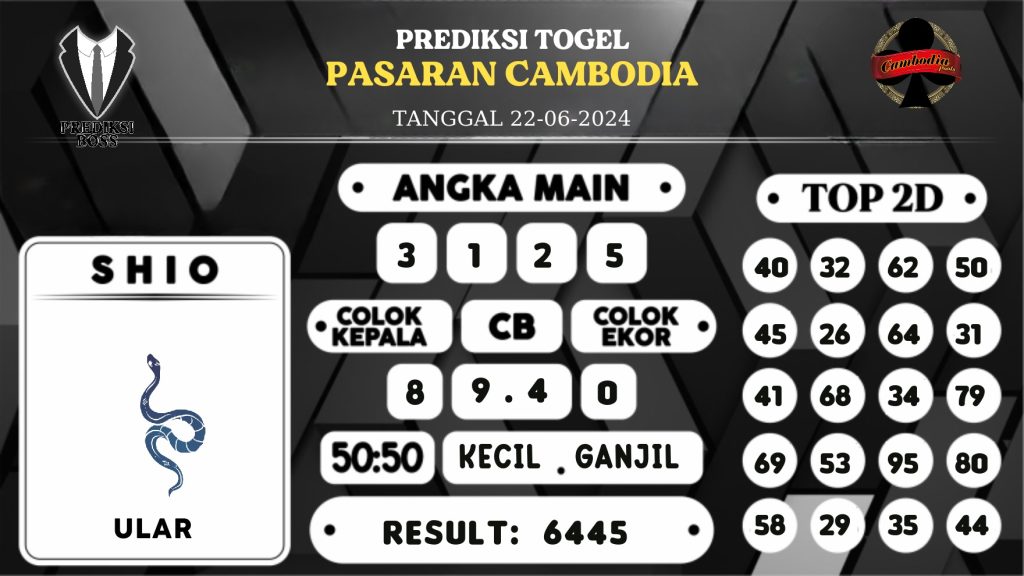 https://prediksibossaja.com/prediksi-boss-togel-cambodia-sabtu-22-juni-2024/