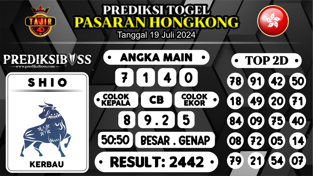 https://prediksibossaja.com/prediksi-boss-togel-hongkong-jumat-19-juli-2024/