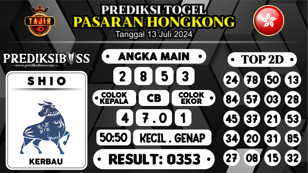 https://prediksibossaja.com/prediksi-boss-togel-hongkong-sabtu-13-juli-2024/