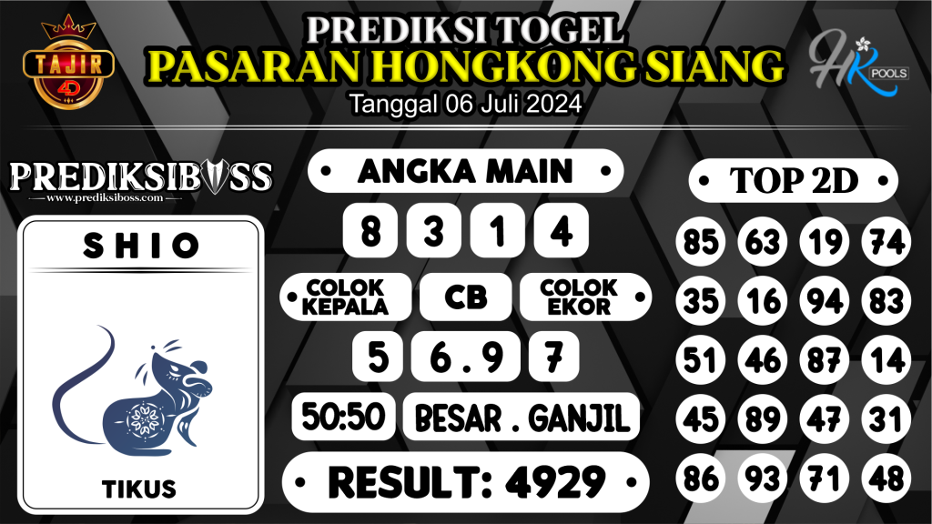 https://prediksibossaja.com/prediksi-boss-togel-hk-siang-sabtu-06-juli-2024/