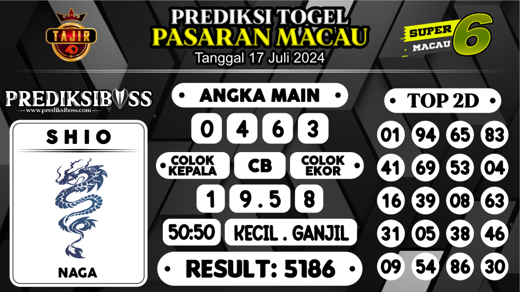 https://prediksibossaja.com/prediksi-boss-togel-macau-rabu-17-juli-2024/
