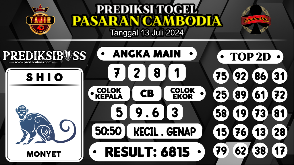 https://prediksibossaja.com/prediksi-boss-togel-cambodia-sabtu-13-juli-2024/