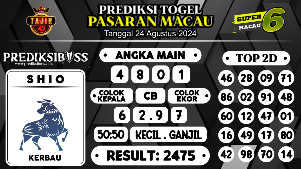 https://prediksibossaja.com/prediksi-boss-togel-macau-sabtu-24-agustus-2024/