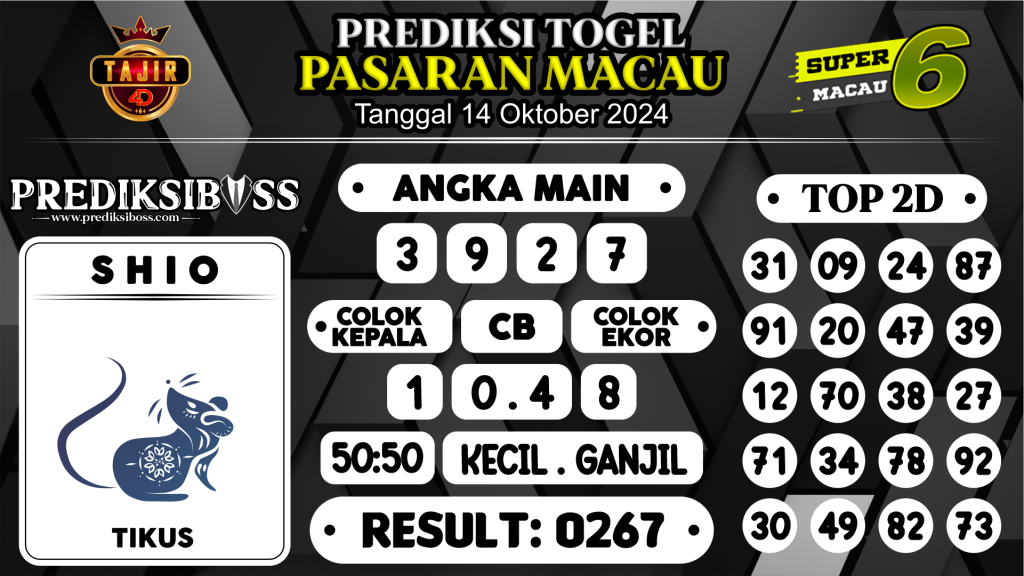 https://prediksibossaja.com/prediksi-boss-togel-macau-senin-14-oktober-2024/