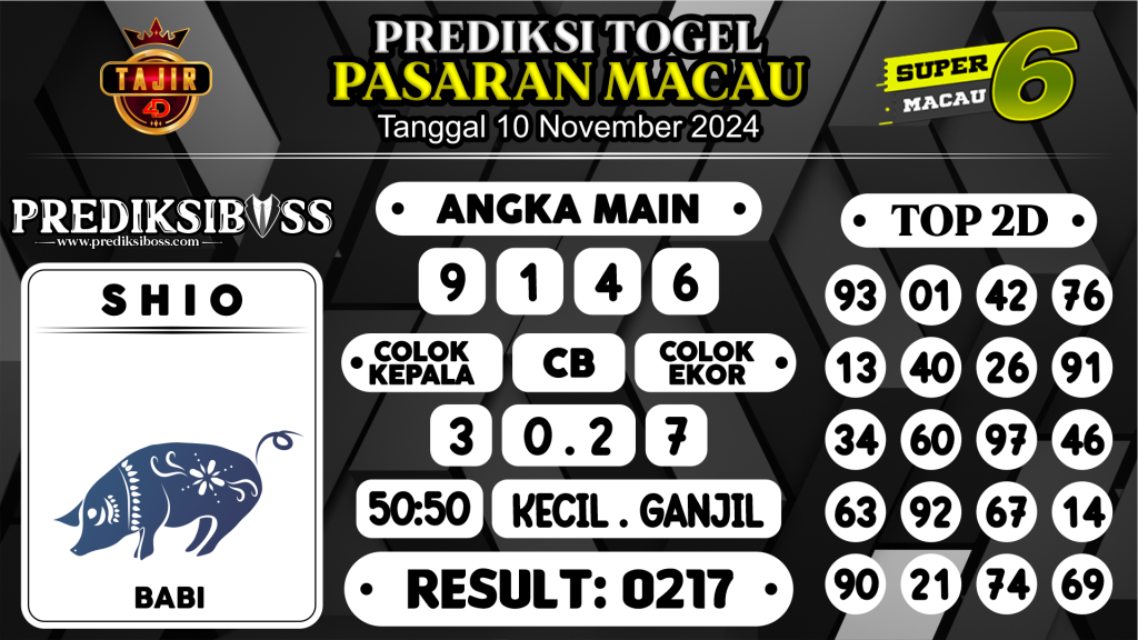 https://prediksibossaja.com/prediksi-boss-togel-macau-minggu-10-november-2024/