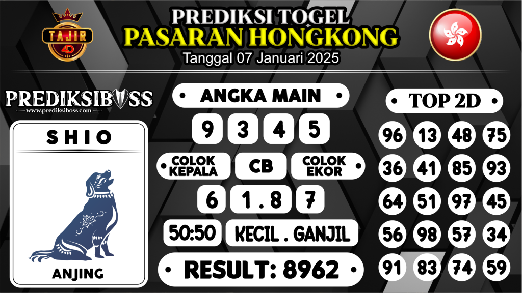 https://prediksibossaja.com/prediksi-boss-togel-hk-selasa-07-januari-2025/