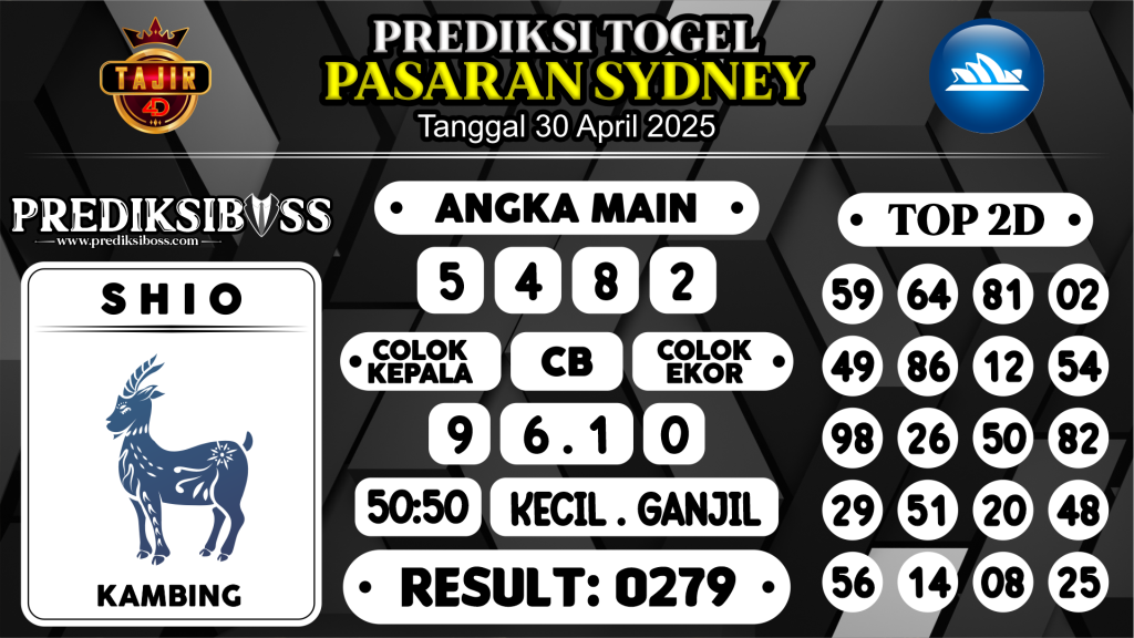 https://prediksibossaja.com/prediksi-boss-togel-sidney-rabu-30-april-2025/
