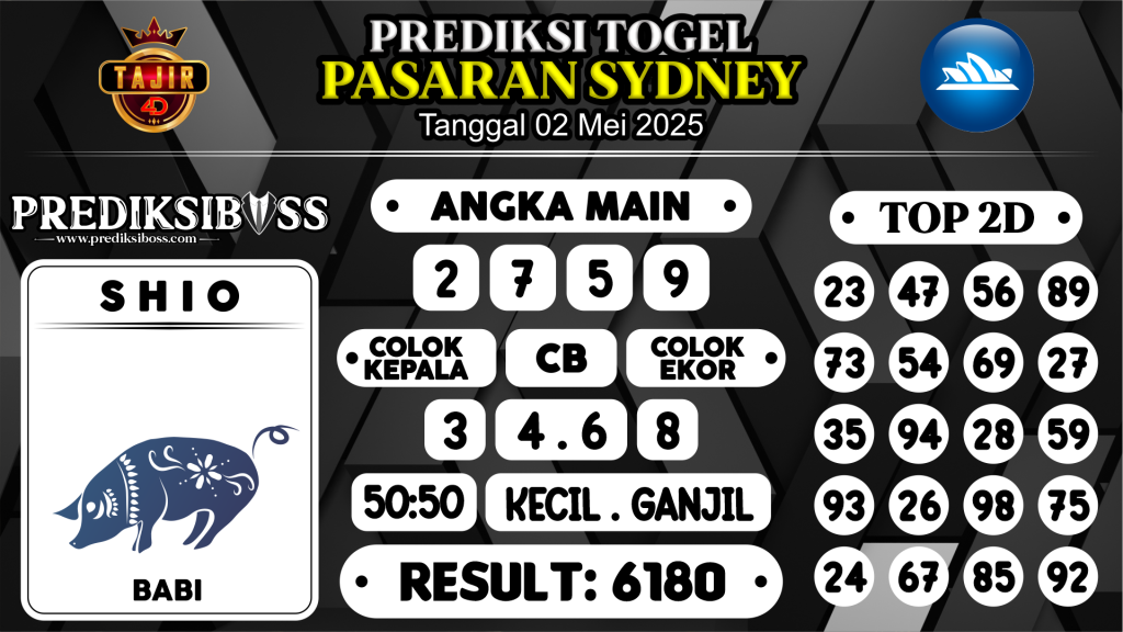 https://prediksibossaja.com/prediksi-boss-togel-sidney-jumat-02-mei-2025/